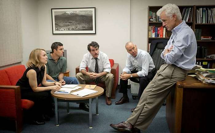 Spotlight é o primeiro filme de interesse de escritores e de aspirantes