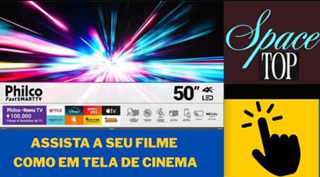 Assista a seu filme como em tela de cinema